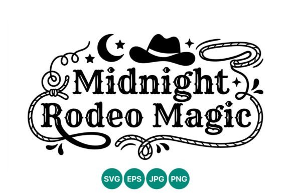 Capture the Spirit of the West: Midnight Rodeo Magic Cowboy Hat Vector