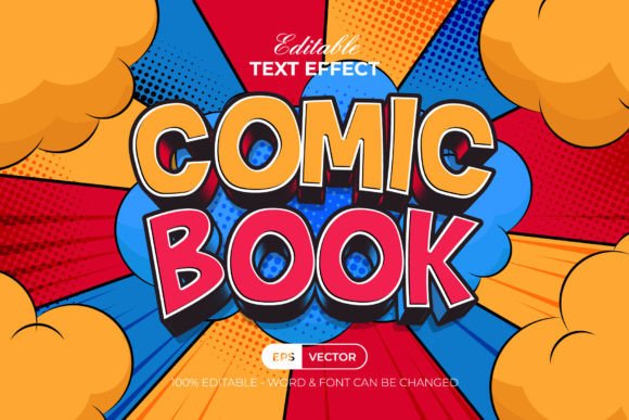 Comic Book Text Effect Style: Dynamic Impact for Modern Design