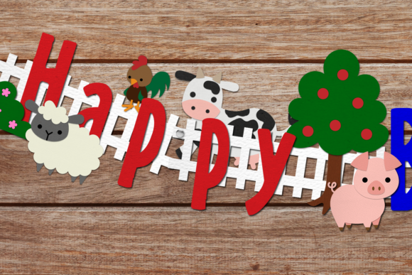 Crafting a Charming Atmosphere: The Farm Animal Party Banner Set