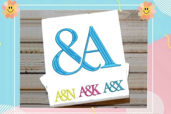 Interlocking Ampersand Letter a Monogram: A Timeless Design Asset