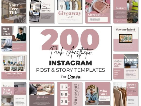 Master Your Feed with Aesthetic Instagram Template Canva