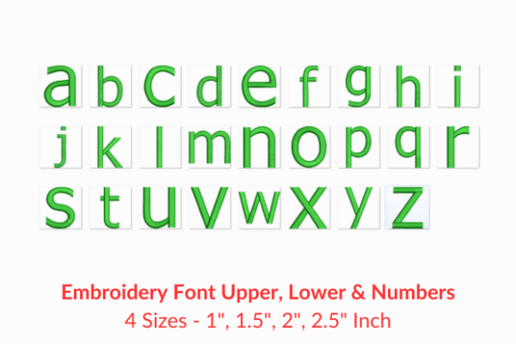Personalize Any Fabric with Tahoma Fonts Embroidery Design