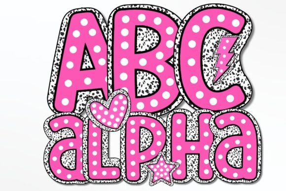 Playful & Precise: Using Doodle Dot Background Letters