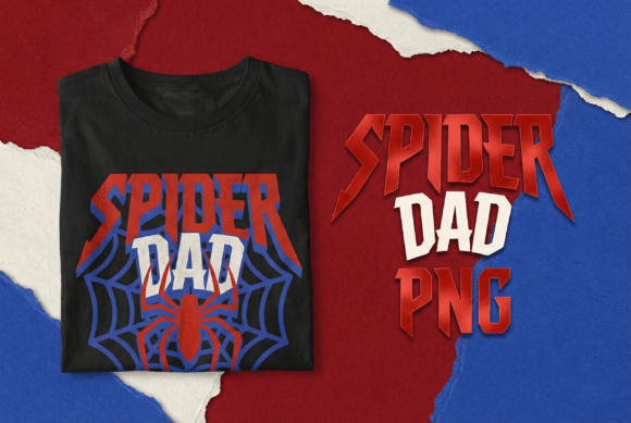 Spider Dad PNG Design: A Superhero Dad Graphic for Your Projects