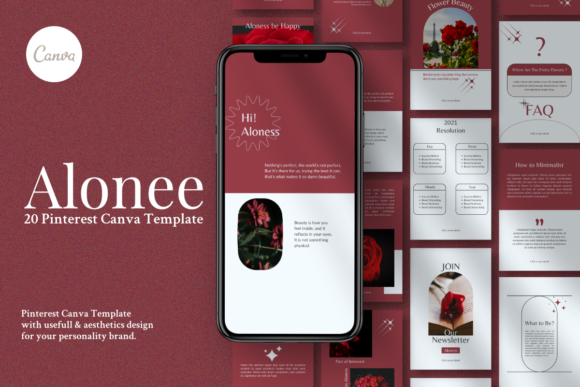Streamline Your Visuals with the Pinterest Canva Template - Alonee