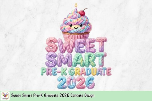 Sweet Smart Pre-K Graduate 2026 Cupcake Design: A Celebration Asset