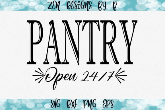 Why Pantry Open 24/7 Graphic Works for Round-the-Clock Branding